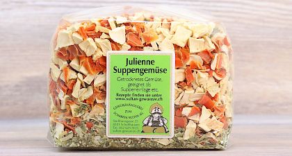 Julienne-Suppengemüse