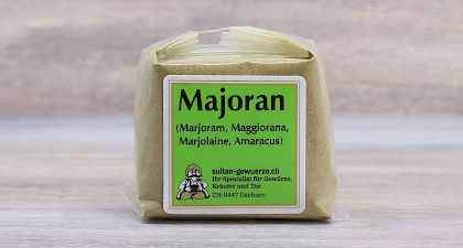 Majoran, gemahlen