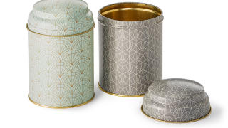 Teedose "Art Déco"