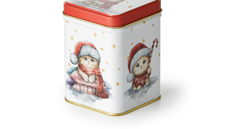 Teedose "Christmas Cats"