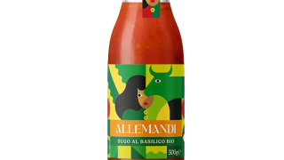 Bio Tomatensugo mit Basilikum